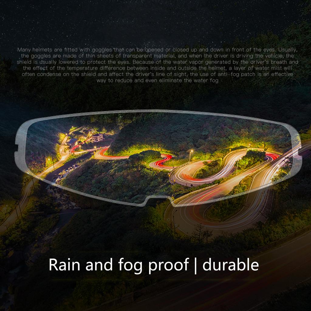 Универсальная пленка для защиты от запотевания мотоциклетного шлема для прозрачной наклейка на козырек шлема FF353/FF328/FF390/FF800/FF397