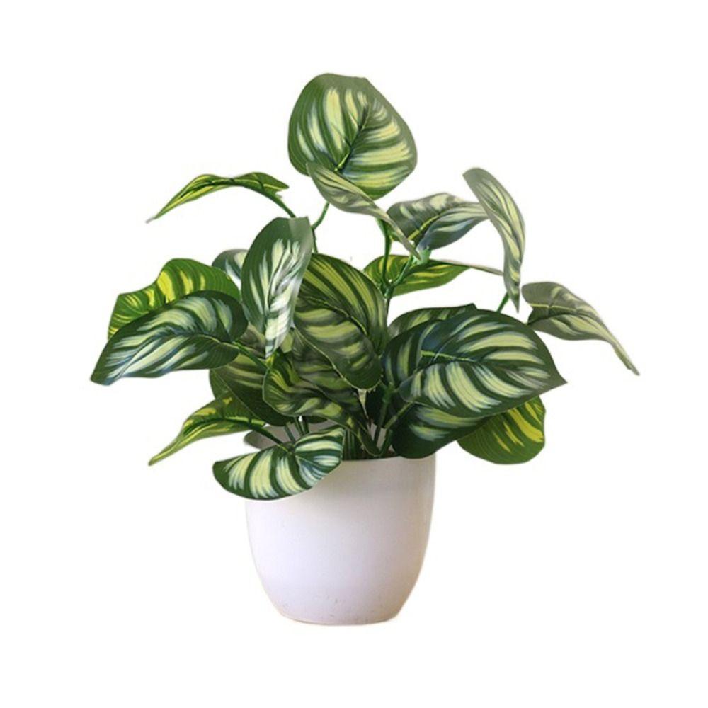 Зеленые Искусственные Растения Бонсай Искусственная Трава Симуляция Зелени Бонсай Реалистичный Горшечный Сциндапсус