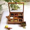 Spice Wooden Box/9 Wooden Masala Box Wooden All Purpose Masala