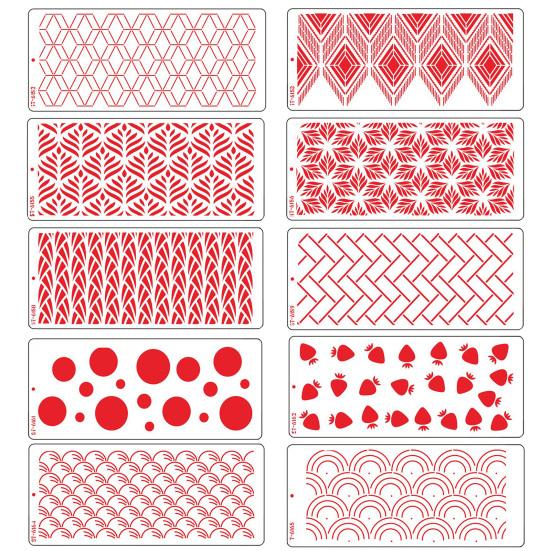 Красивый, легко моющийся инструмент для выпечки без заусенцев, спрей для торта в виде листьев, форма для цветов для домашнего торта, трафарет