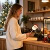 Interactive Payment Accessory Card Holder Wand Cane Candy Christmas Tap-to-Pay Handle Credit Cute Convenient Checkout Wand Santa Snowman Tree