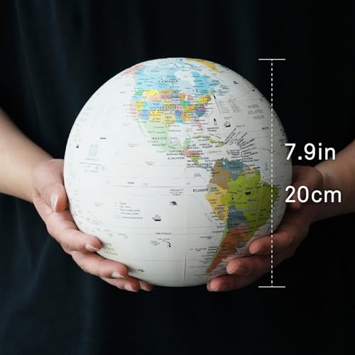 Hobonichi Globe Аутентичная модель глобуса «Путешествие по Земному шару Hobonichi» Английская версия, модель 20 см Сделано в Японии