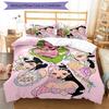Melanie Martinez 3pcs Bedding Set Duvet Cover Closure Includes 1 Duvet Cover & 2 Pillowcases for All Seasons Bedroom Home Dorm Decor