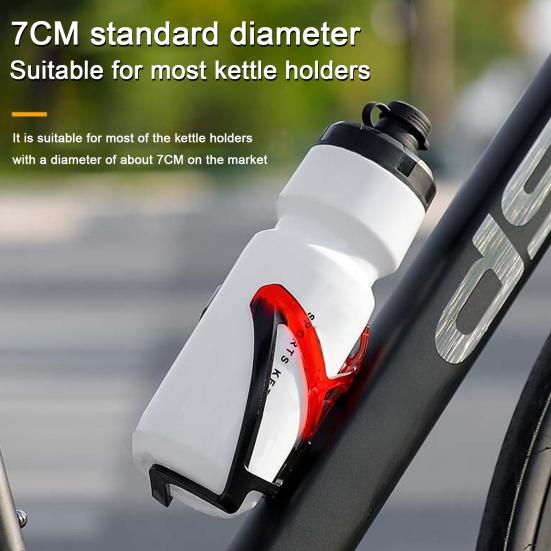 Велосипедная бутылка для воды емкостью 720 мл с уплотняющим носиком прессового типа, пищевой класс, не содержит бисфенола-А, герметичная конструкция, удобная бутылка для воды с захватом