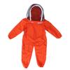 One Piece Beekeeping Suit with Veil Hood Children Kids Beekeeping Protective Clothes(Orange L)