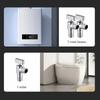 High Flows Angle Valves 1/2in Water Flows Control Valves Water Pipe Switches Hot/Cold Water Shut Off Valves Flows Restrictor