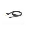 Dual 1/4" (6.35 Mm) Mono Male To 1/8" (3.5 Mm) Stereo Male for Audio Cable