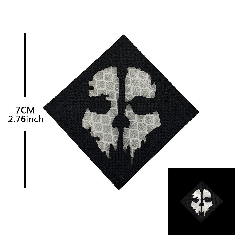 Нашивки-липучки Taifeng Ghost Mask с вышивкой для Call of Duty, Morale