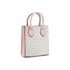 Michael Kors MK Mercer Монограмма Color Block Логотип Подвеска Коммутерный стиль Искусственная кожа Музыкальная партитура Сумка Мини Женские Сумки 35T1GM9C0I-640