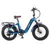 FAFREES F20 Master E-bike 20*4,0 дюйма, пневматическая шина, 500 Вт, задний привод, 25 км/ч, максимальная скорость, 48 В, 22,5 Ач, аккумулятор, дальность действия 140–160 км - синий