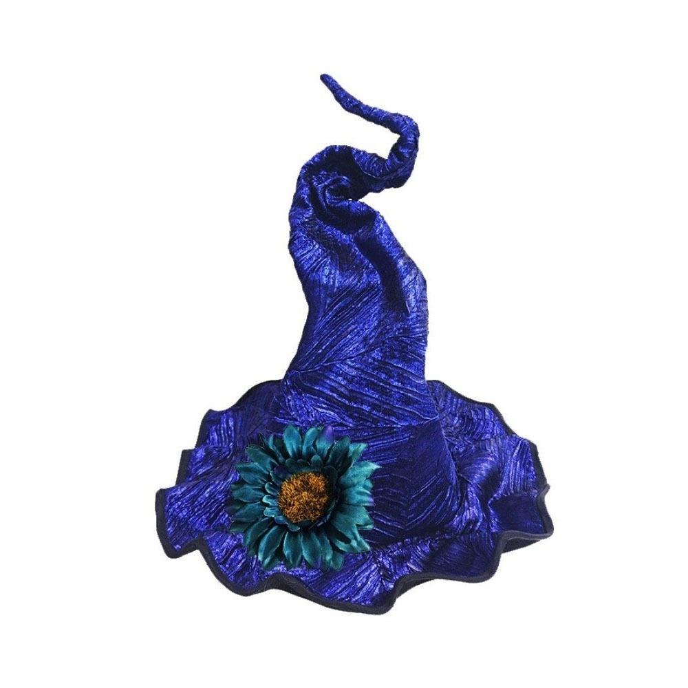 Twisted Wizard Cap Adjustable Masquerade Cap Party Props Halloween Witch Hat Cosplay Event