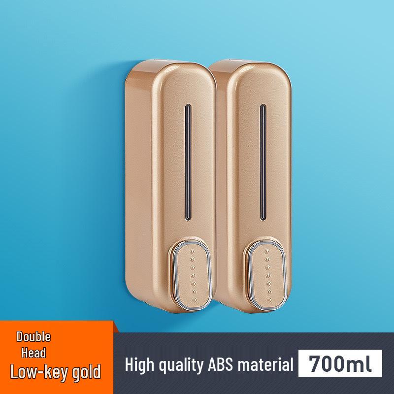 Настенный ручной дозатор для мыла, шампуня и геля для душа для ванных комнат гостей отеля