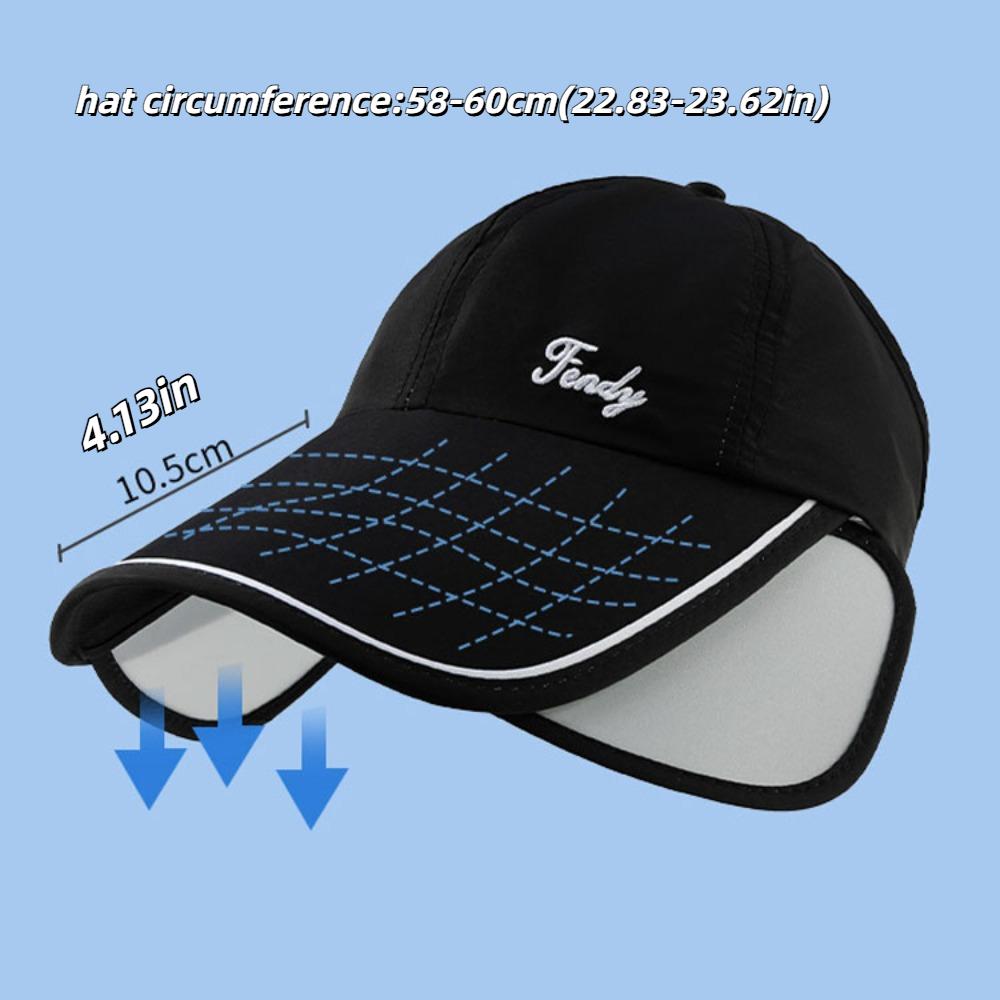 UV Protection Sunscreen Baseball Hat Quick Dry Sunscreen Hat Shade Cap Retractable Sun Hat  Sport