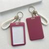 Брелок для ключей, держатель студенческой карты, простая однотонная серия, деловая рабочая карта для женщин и детей, держатель для студенческой фотокарты, чехол
