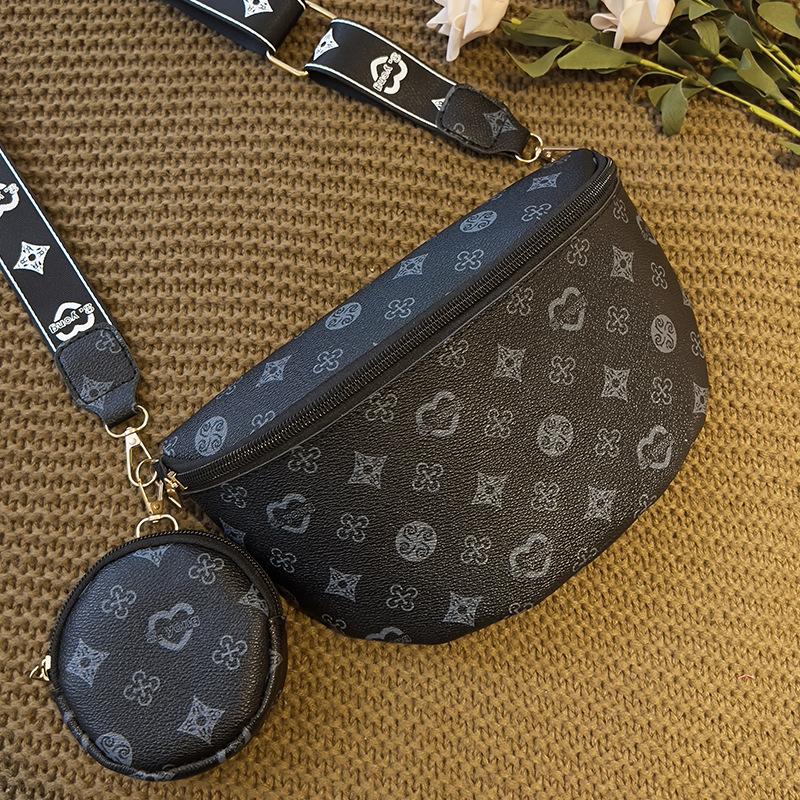 Двухсекционная поясная сумка, сумка через плечо, сумка кросс-боди, новый стиль, женская сумка через плечо