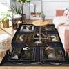 Goose Portraits Pattern Rug Floor Mat for Living Room or Bedroom Soft and Comfortable Carpet a Gift for Birthday and Holiday.