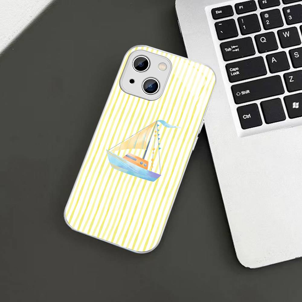 Милые Морские Жители, Крабы, Лобстеры Закаленное Стекло Для Iphone 14 13 12 11 Pro Mini XS MAX 14Plus X XS XR Чехол
