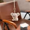Bag Charm 3D Flocking Pendant Pet Pendant Koala Key Ring Koala Animal Keychains  Friend Gift