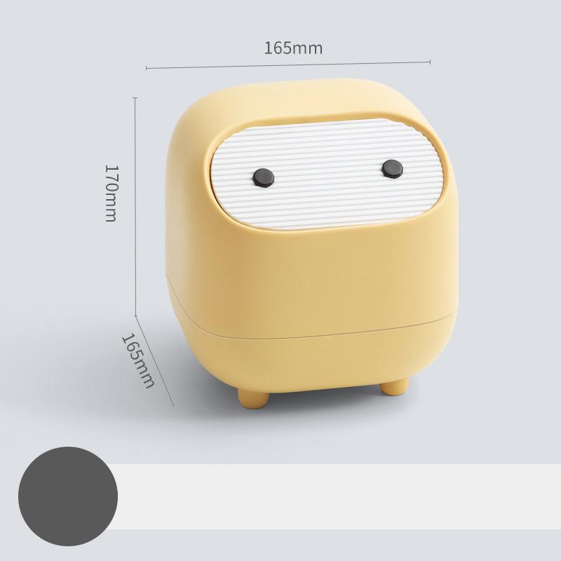 Креативное маленькое офисное мини-мусорное ведро для рабочего стола ниндзя, милая мини-коробка для хранения