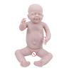22-дюймовая кукла-реборн из ПВХ с полным телом, мягкая, неокрашенная, незаконченная, кукольная игрушка, аксессуар(Девушка с закрытыми глазами