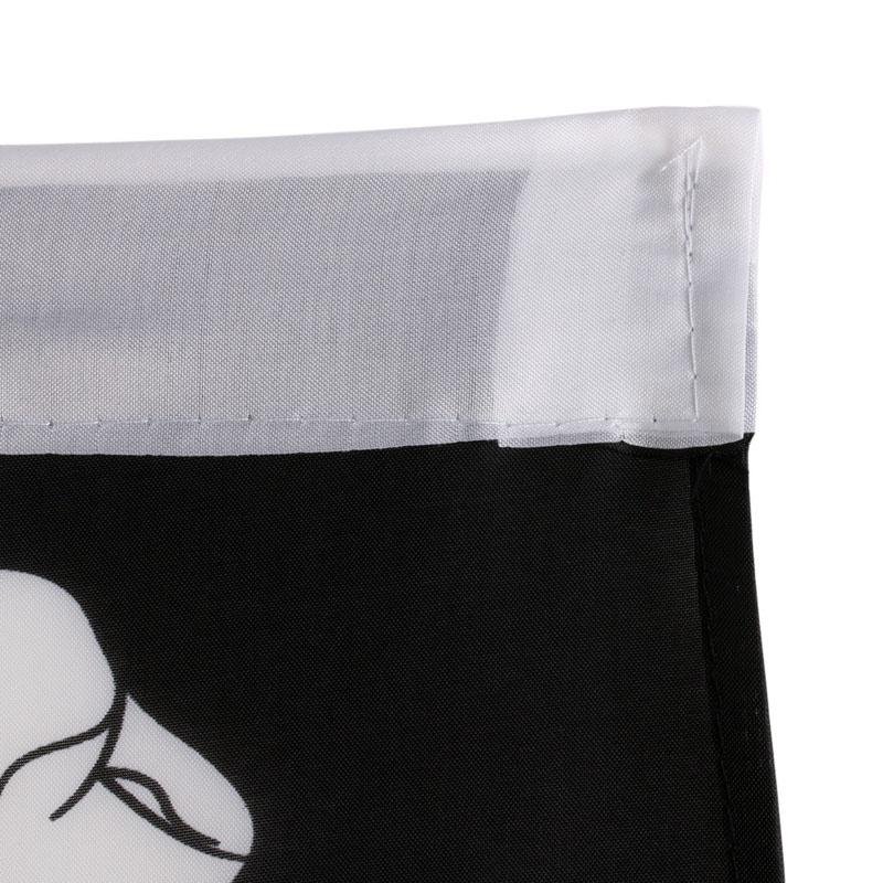 1 шт. Большой флаг пирата «Веселый Роджер» с черепом и костями, подвесной с люверсом, БЕЗ древка KTY