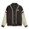 Li Ning Badfive Series Loose Comfortable Letter Jacket Men Jacket Black Chocolate-Brown Coastal-Gray AJMV009-5