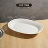 Jingdezhen White Ceramic Tableware  Dishes and Plates Hotel Western Restaurant Ceramic Plate