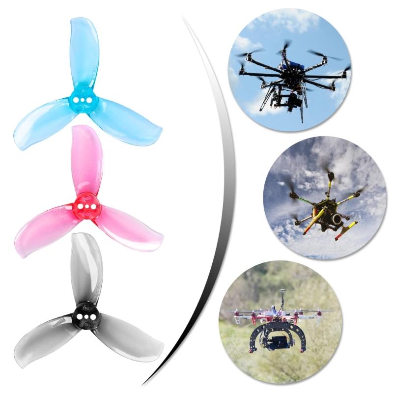 4pcs/Set 3 Blade Drones Propellers For 04 Drones Smooth and Clear Video 63.5mm Diameter 2.4in Pitches Lightweighted
