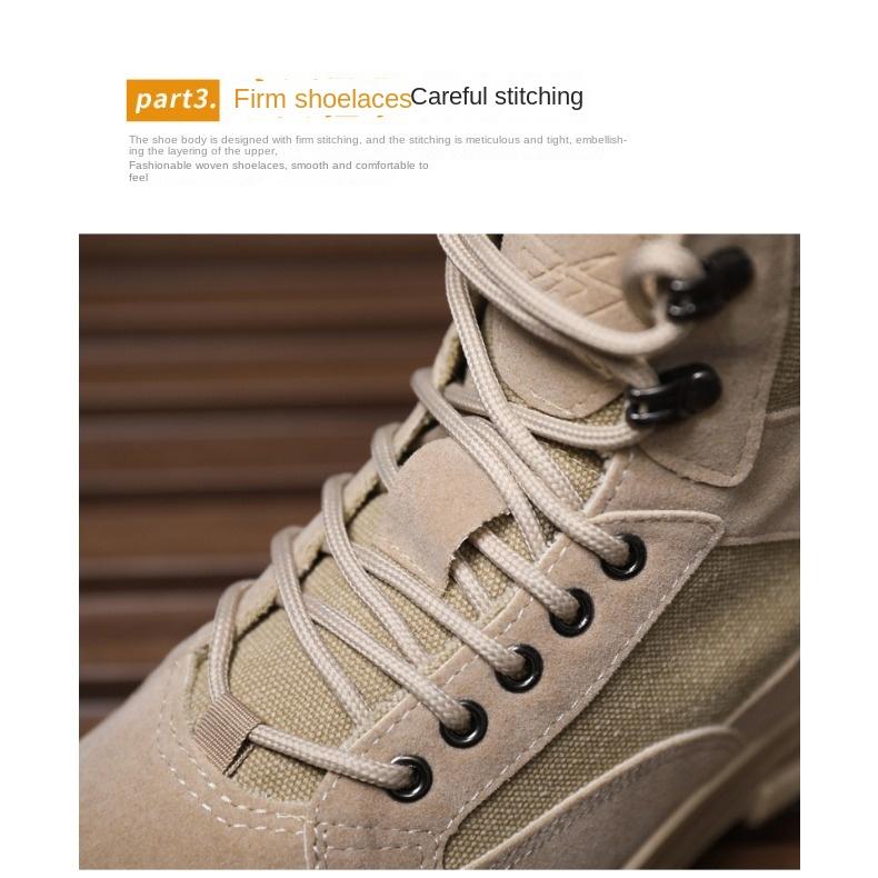 High Top Outdoor Men's Work Shoes Fashion Fashion All Comfortable Casual Single Shoes Autumn and Winter Men's Shoes