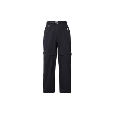 Съемные спортивные брюки с однотонным логотипом ACG, мужские спортивные штаны 2-в-1, черные DX6647-010