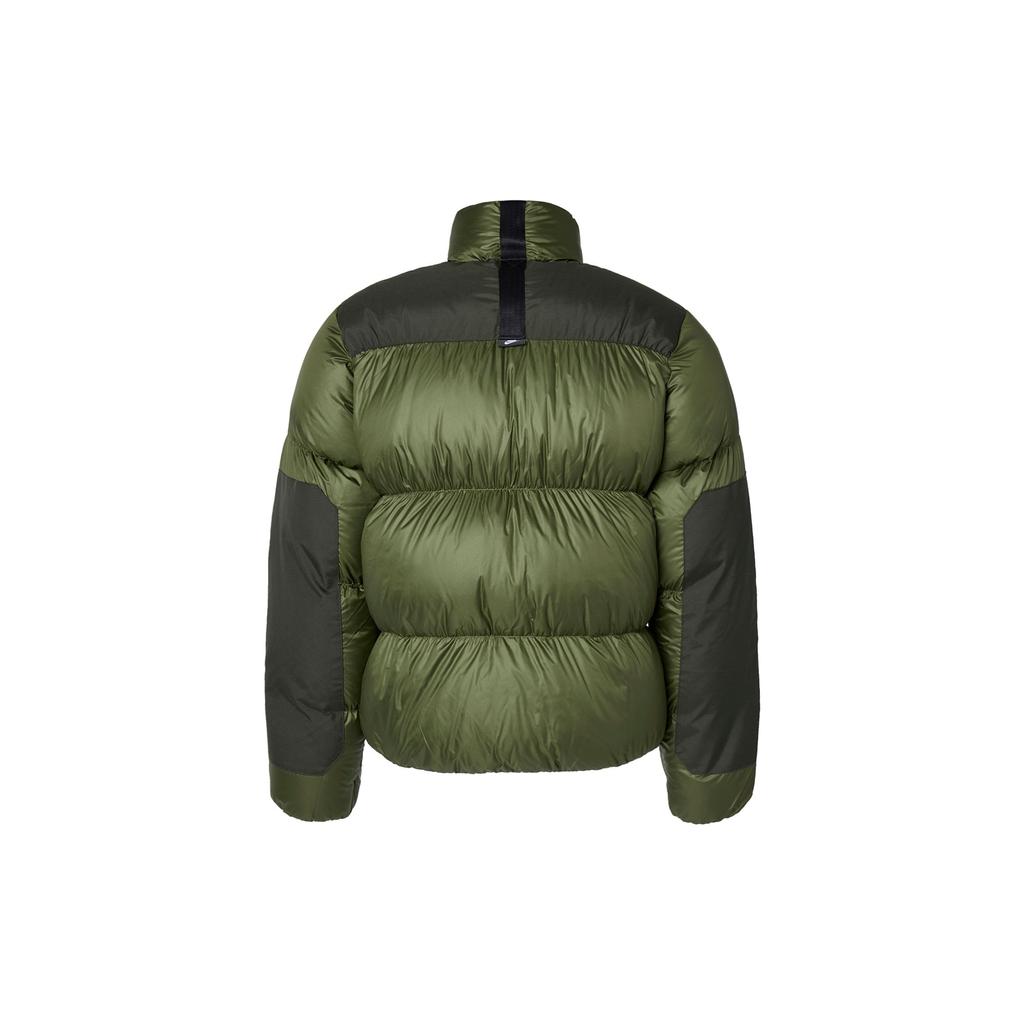 Nike Спортивная теплая пуховая куртка с длинными рукавами, верхняя одежда, мужская верхняя одежда, грубо-зеленая DD6979-326