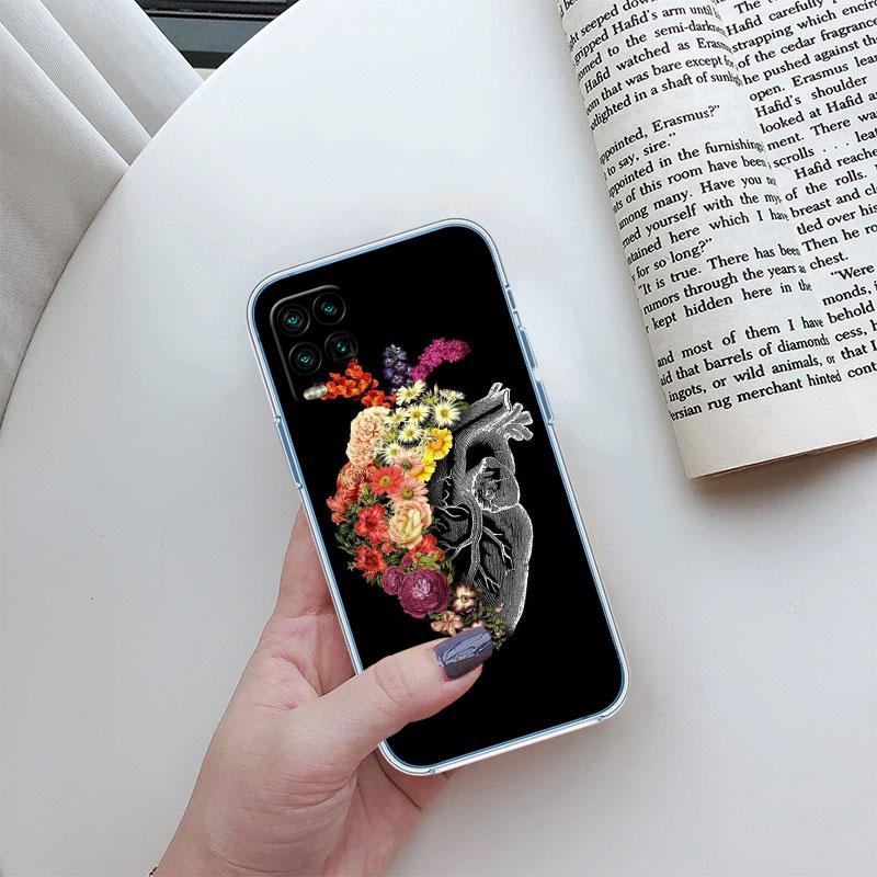 Прозрачный чехол для телефона Calm Heart Art для Motorola Moto G10 G20 G30 G31 G32 G34 G35 G41 G42 G50 G51 G52 G55 G60 G60S