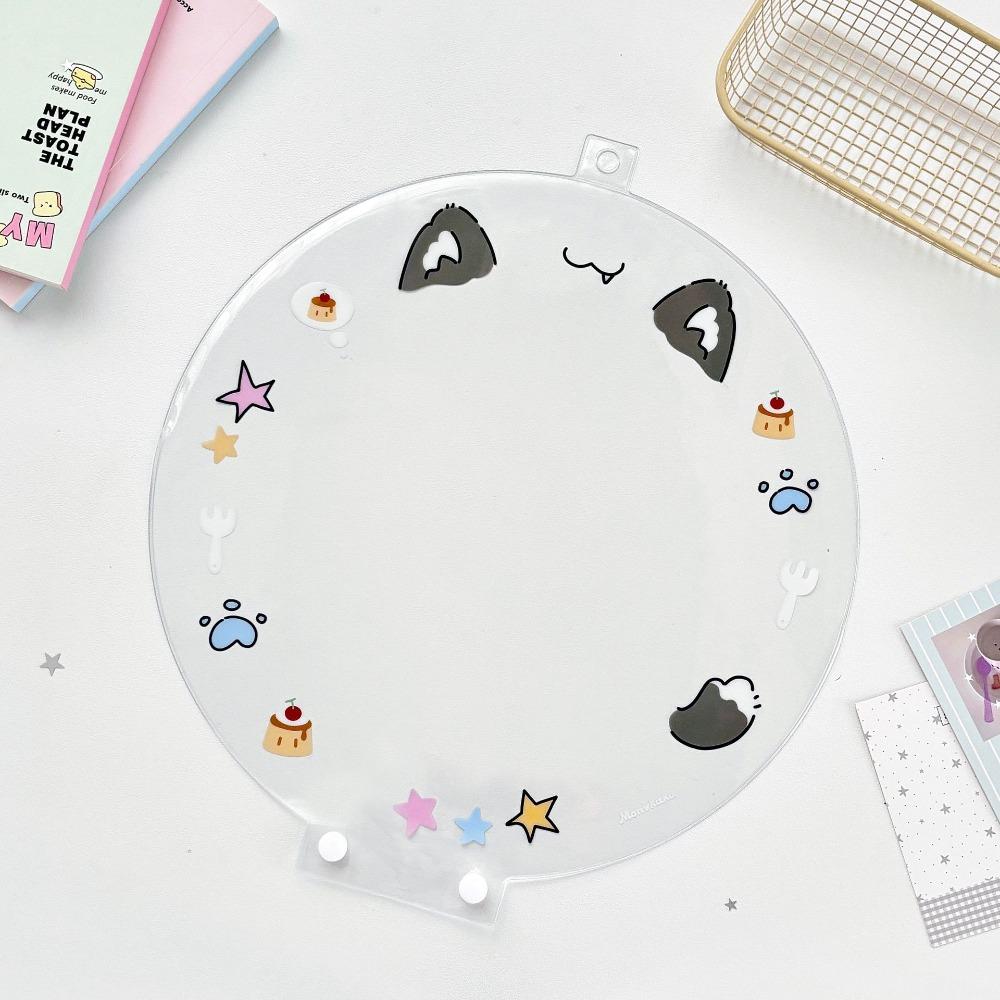 Portable Uchiwa Fan Sleeve PVC Hand Fan Protector Cover Cartoon Picket Fan Cover  Cheering Fans