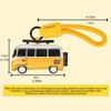 Cute Bus Shape Keychain Unique Bag Pendant Creative Cartoon Airplane Keychain  Gift