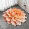 Цветочный коврик для пола Нескользящий Впитывающий коврик для ванной Декоративный 3D Реалистичный узор Цветочный коврик для гостиной Ванной Кухни