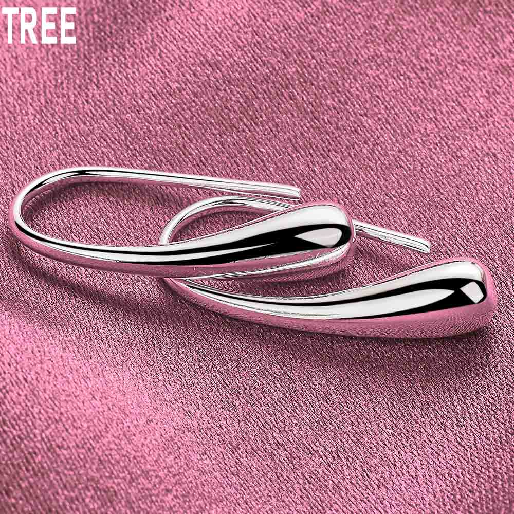 Подвеска в виде капли/капли дождя из стерлингового серебра 925 пробы, модные свадебные украшения