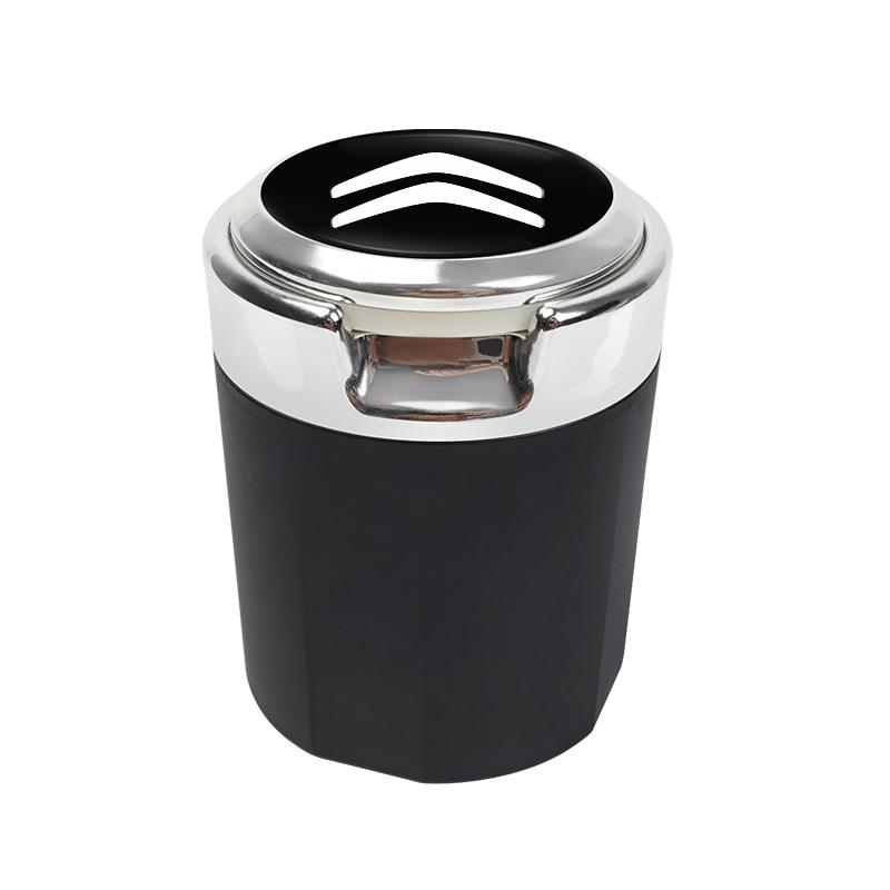 Car Interior Ashtray LED Light Portable Smoke Ashes Holder For Citroen C3 C5 Aircross C5X C4 Cactus Picasso e-C3 e-C4 C1 C6 C2