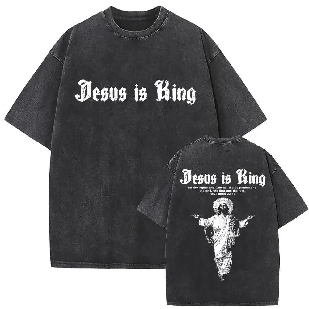 Christian Religious Jesus Forgive Them Father Vintage Washed Y2k Tshirt Men Clothing New In Top Tees Mens Tshirt 61327