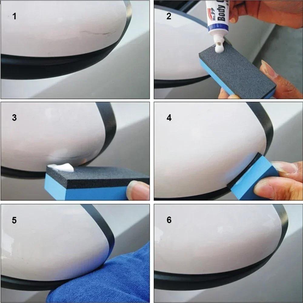 1 комплект, воск для стайлинга автомобилей, комплект для ремонта царапин, состав для полировки кузова, шлифовальная паста, средство для очистки краски автомобиля, полироли, уход, исправить