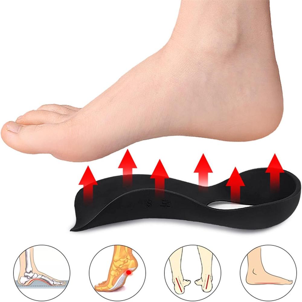 3 пары ортопедических стелек для плоскостопия О-образной формы, поддержка свода стопы, коррекция подошвенного фасциита для детей и взрослых
