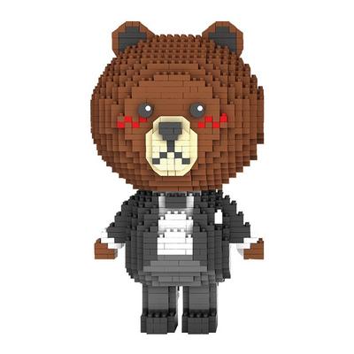 PINGZHIXING Merry Me Bear Large Nanoblock 8836-1pzx, разные цвета, популярные корейские игрушки