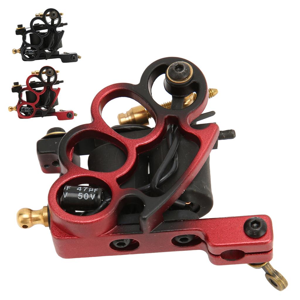 Tattoo Coil Machine Alloy 10 Wraps Liner Shader Lightweight Professional 5V Start Voltage Tattoo Machine