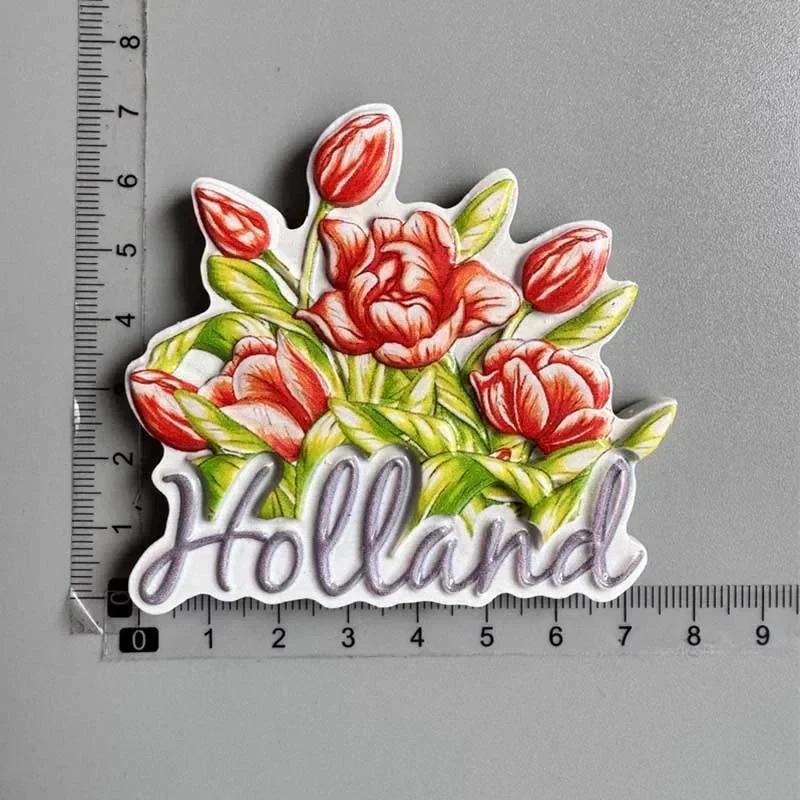 Амстердам Нидерланды Магниты на холодильник Туристический сувенир Голландская мельница Магнитные наклейки на холодильник Коллекция Домашний декор Подарок