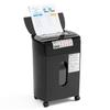 Sanwa Direct Shredder Commercial Auto Feed Automatic Shredding 60 Sheets Micro Cut 20 Minutes Continuous Use Compatible Small Compact 13.5L