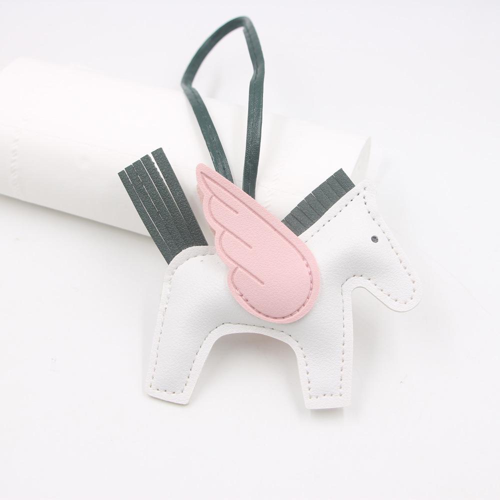 Классический кожаный брелок-подвеска Wing Pony — стильный и игривый дизайн в нескольких цветах