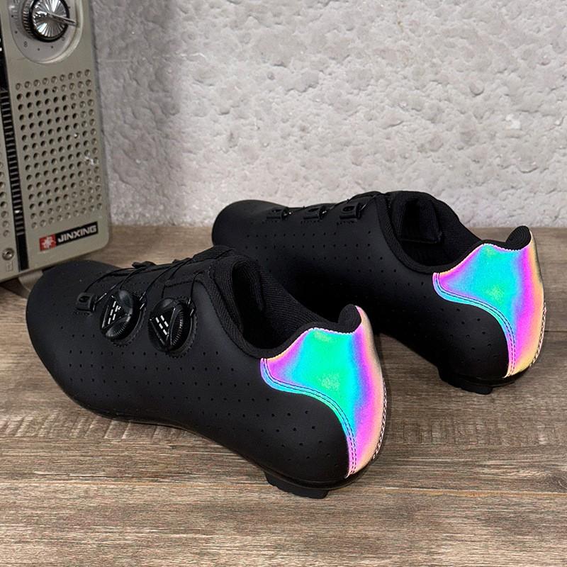 Unisex Wide Fit Cycling Shoes Road Bike Mountain Indoor Trainer Non-Cleat Hard Sole Breathable Comfort
