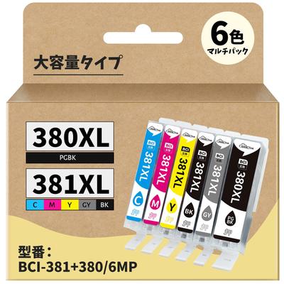 Совместимые чернила Canon 381 380 XL для Canon 6MP 6 Color Set большой емкости, совместимые с PIXUS TS8130 8230 8330 8430 [SANCTink] Модели BCI-381XL BCI-380XL