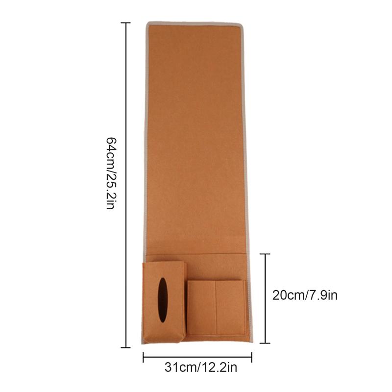 Бытовое кресло Caddy Felt Couch Recliner Подлокотник Органайзер для журналов, планшетов, сотовых телефонов, пультов дистанционного управления, подвесная сумка для хранения