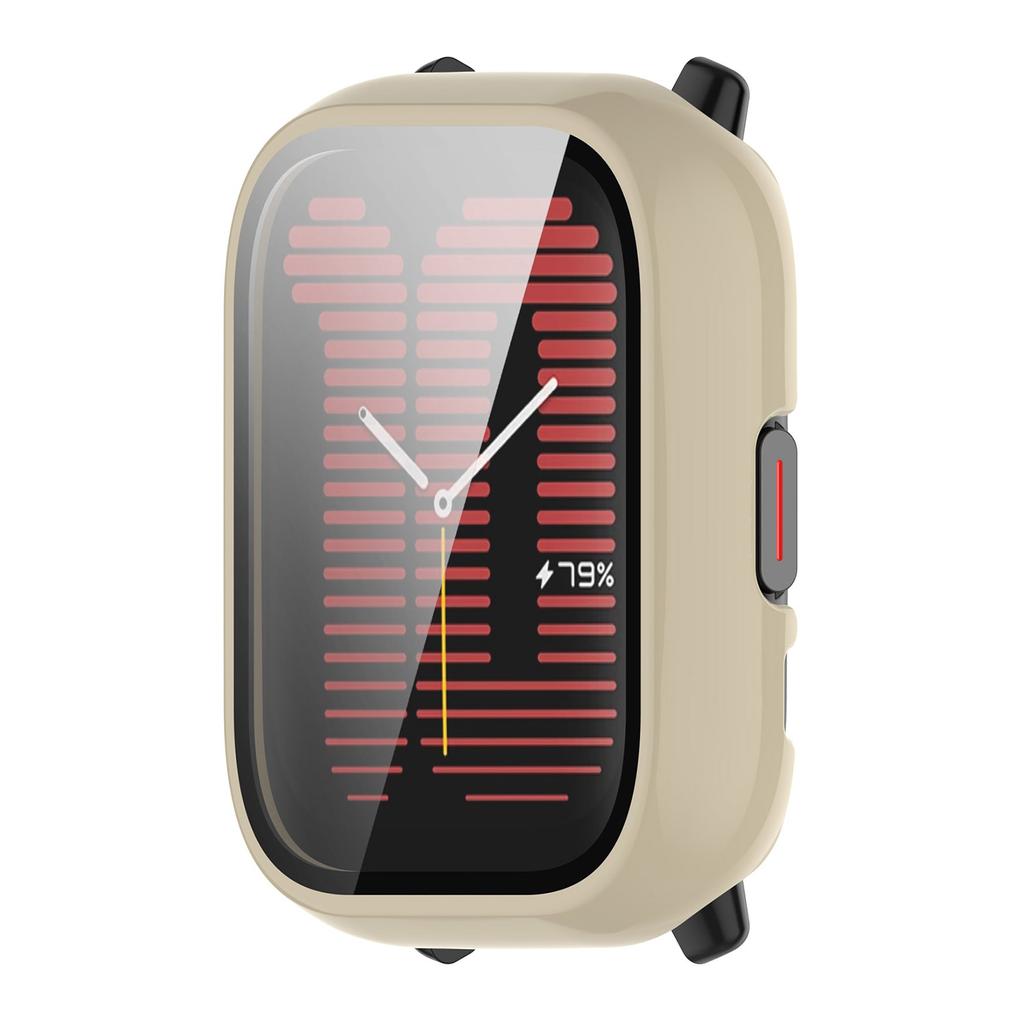 Стильный чехол из поликарбоната и стекла, защитный чехол с полным покрытием для активных смарт-часов, защищает от пыли и царапин