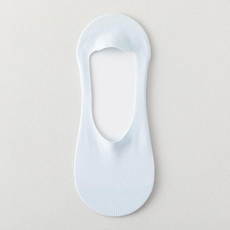5 пар женских тонких носков из чистого хлопка на весну и лето, впитывающих пот, нескользящих, невидимых